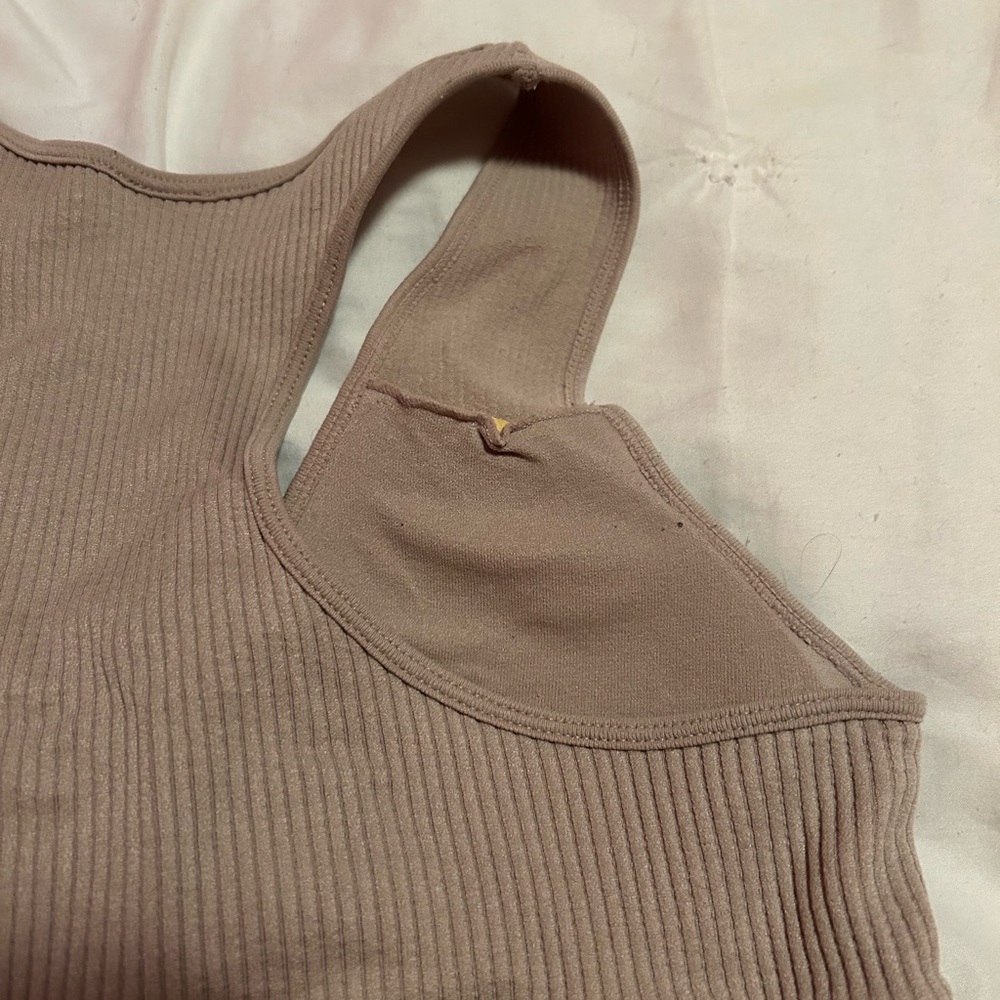 Ribbed Racerback Bralette - Picture 4 of 4